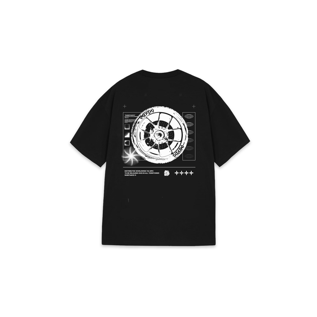 "SUBSTANCE" Tee Black