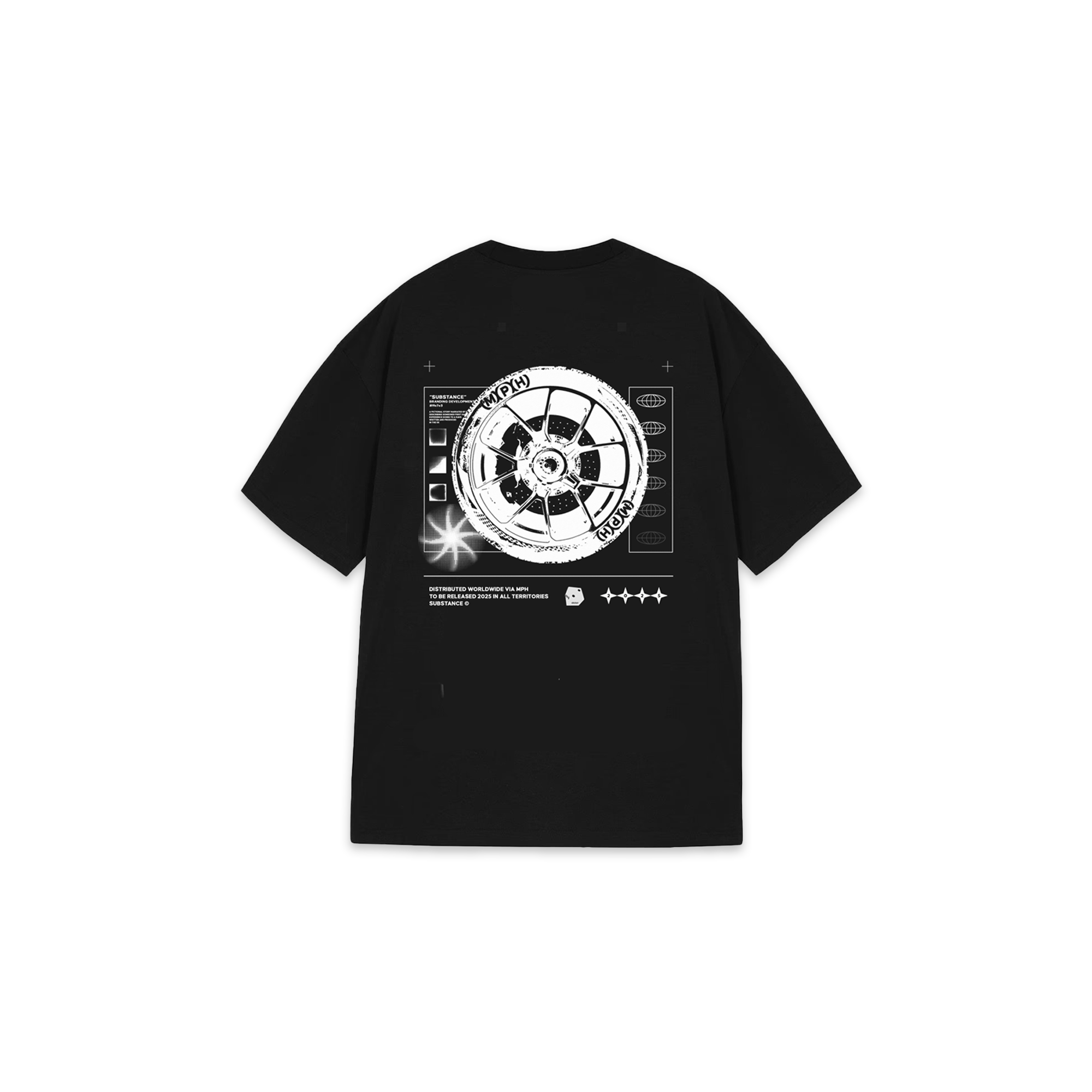 "SUBSTANCE" Tee Black