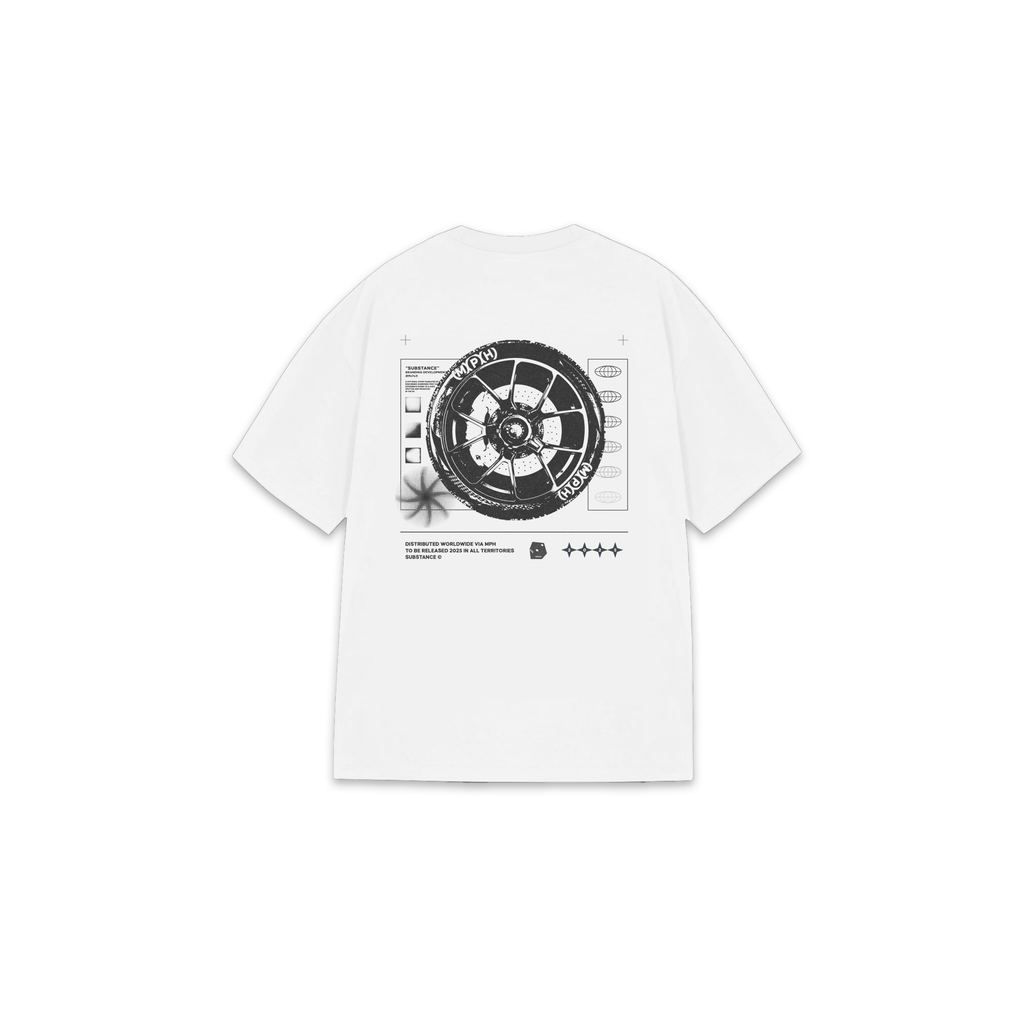 "SUBSTANCE" Tee White